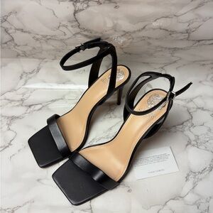 Women’s Vince Camuto VC-Saprenda2 Black Strappy Heels US Size 12M